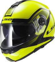 LS2 Мотошлем снегоходный FF325 Strobe Electric Snow Civik Желтый/Черный в Ставрополе