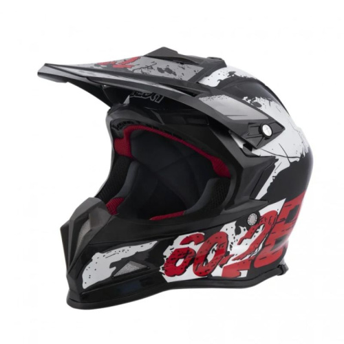 Beon Шлем B-602 Black White Red в Ставрополе