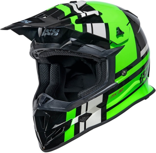 IXS Мотошлем iXS361 2.3 Черно-зеленый в Ставрополе
