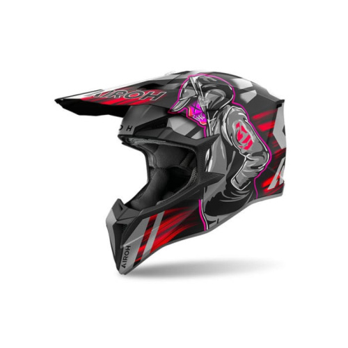 Airoh Шлем Wraaap Cyber Red Matt в Ставрополе