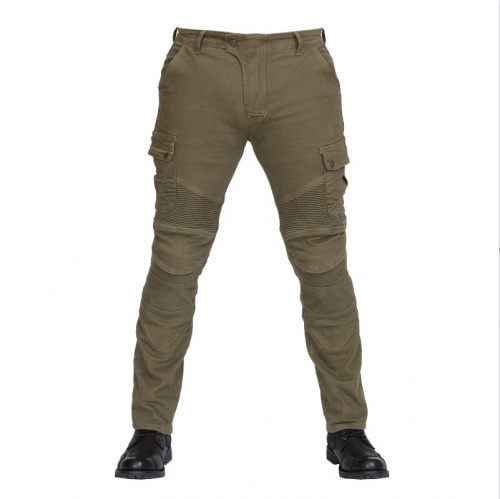 MadBull Мотобрюки Cargo JS Stretch Olive в Ставрополе