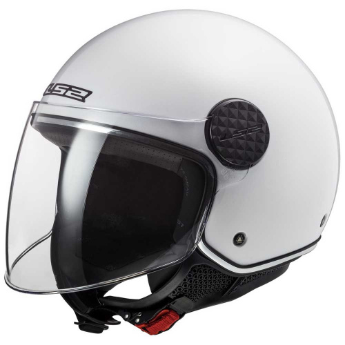 LS2 Мотошлем OF558 Sphere Lux Solid белый в Ставрополе
