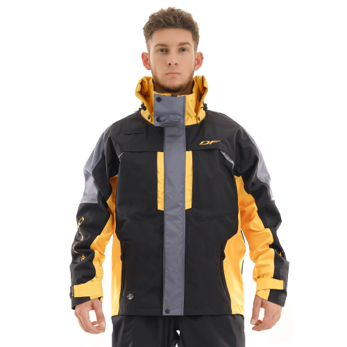 Dragonfly Куртка мембранная Quad Pro Black-yellow в Ставрополе