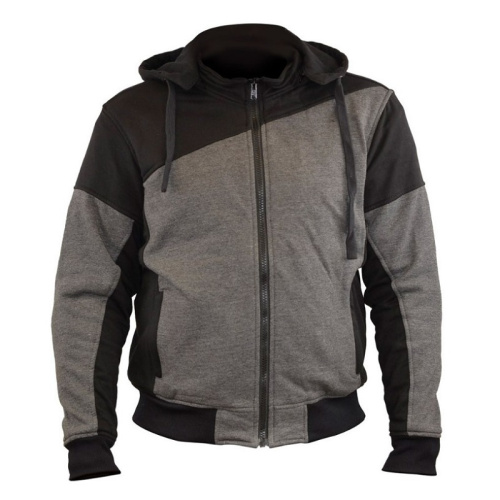 MCP Мотокуртка мужская Hoody серо-черный в Ставрополе