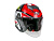 AiM Шлем открытый JK526 Red/Grey/Black в Ставрополе