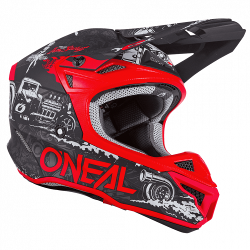 ONEAL Кроссовый шлем 5Series HR Черный/Красный в Ставрополе