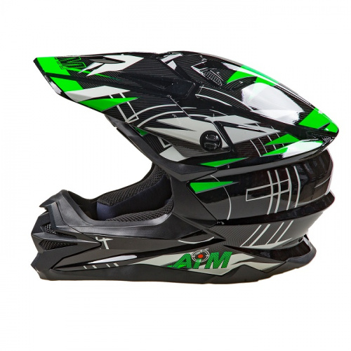 AiM Шлем кроссовый JK803S Green/Black в Ставрополе