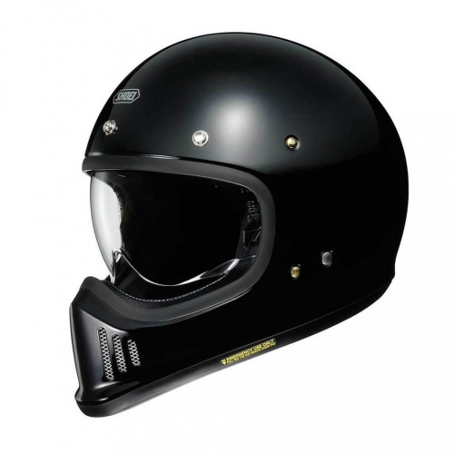 Shoei Мотошлем EX-Zero Plain Черный глянцевый в Ставрополе