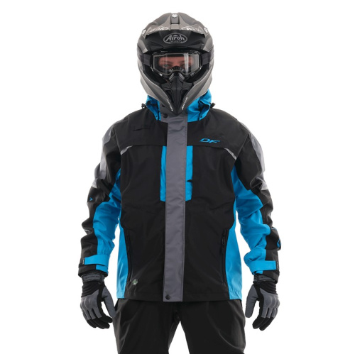 Dragonfly Куртка мембранная Quad Pro Black-Blue в Ставрополе