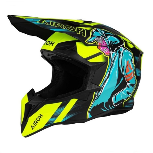 Airoh Шлем Wraaap Cyber Yellow Matt в Ставрополе