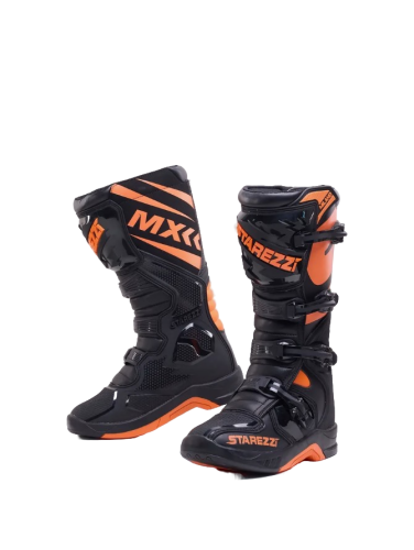 Starezzi Мотоботы Milano Black/Orange в Ставрополе