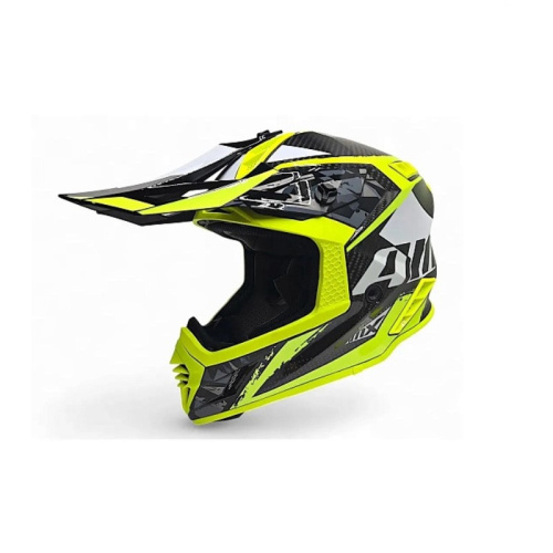 AiM Шлем RH855 Carbon Terrain Black/Yellow в Ставрополе