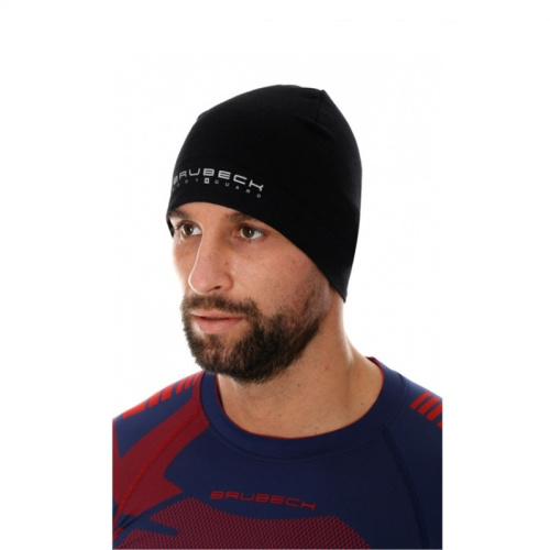 Brubeck Шапка шерстяная Active Wool Черная в Ставрополе