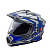 AIM Шлем кросс/эндуро JK802S Blue/Grey/Black в Ставрополе