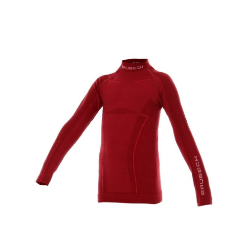 Brubeck Футболка на девушку Active Wool Бордовый в Ставрополе