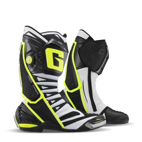 Gaerne Мотоботы GP1 Evo White/Black/Yellow в Ставрополе