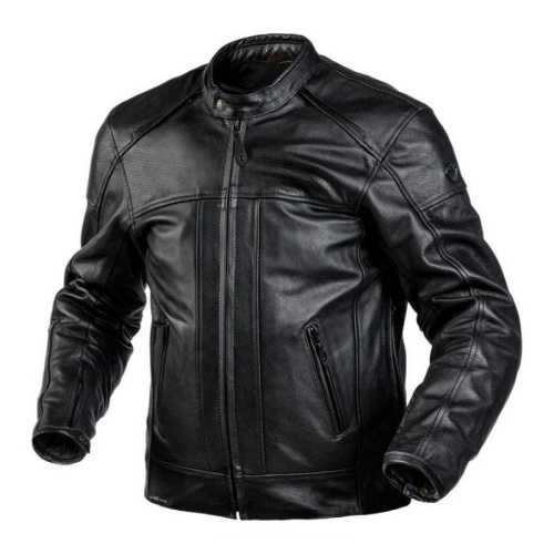 Scout куртка кожаная Daytona Waterproof Black в Ставрополе