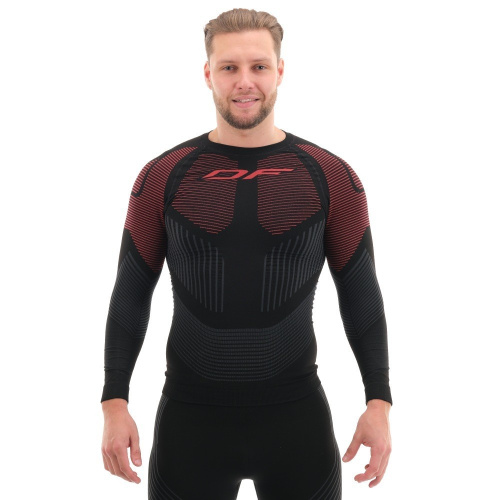 Dragonfly Термофутболка 3DThermo Red с длинным рукавом в Ставрополе