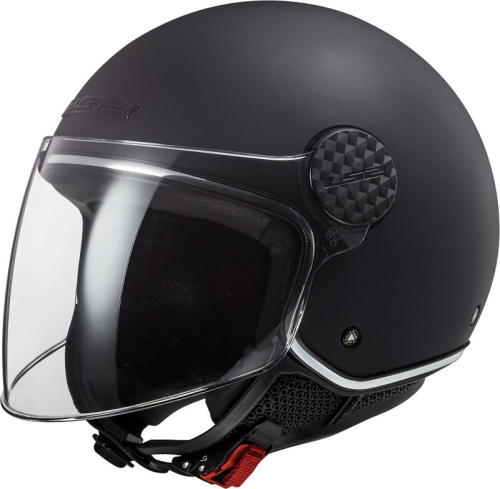 LS2 Мотошлем OF558 Sphere Lux Solid черный в Ставрополе