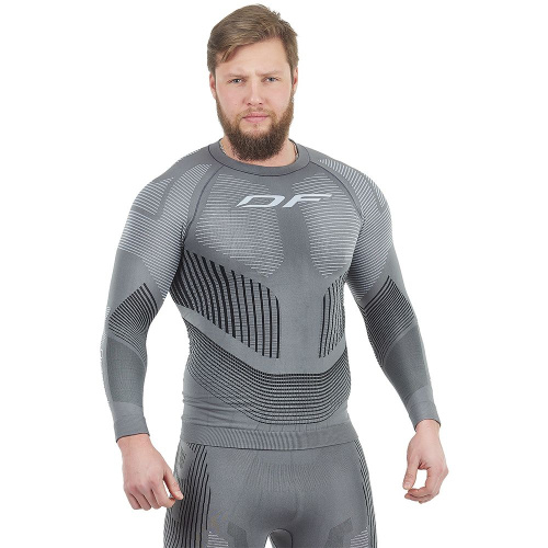 Dragonfly Термофутболка 3DThermo Grey с длинным рукавом в Ставрополе
