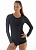 Brubeck Футболка женская дл.рукав Comfort Wool Черный в Ставрополе
