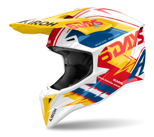 Airoh Мотошлем Wraaap Sixdays Spain 2024 Glossy в Ставрополе