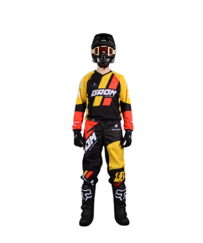 Grom Штаны кроссовые Race Redyellow в Ставрополе