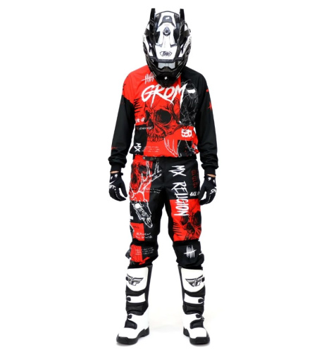 Grom Джерси + штаны MX Religion red в Ставрополе