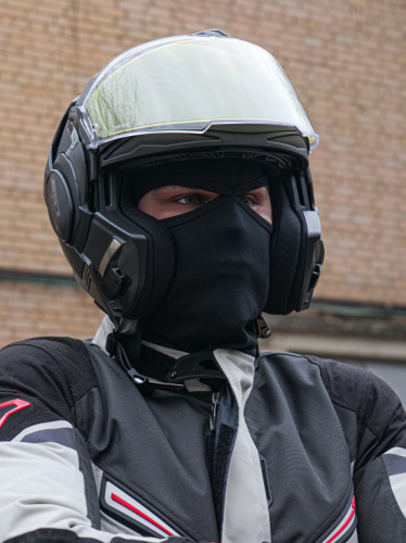 MotoLike Подшлемник Хлопок/Эластан Черный Ninja в Ставрополе