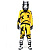 Grom Штаны кроссовые Sadman Yellow в Ставрополе