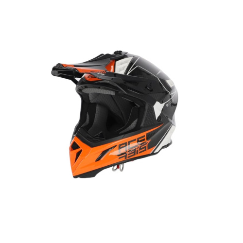 Acerbis Шлем Steel Carbon White/Orange в Ставрополе