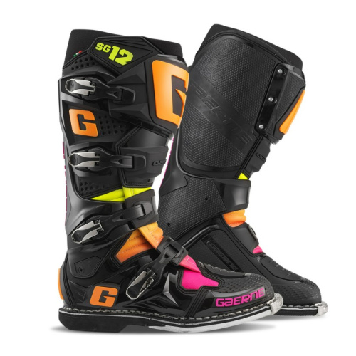 Gaerne Мотоботы SG-12 Black/Orange/Pink в Ставрополе