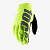 100% Мотоперчатки текстильные подростковые Brisker Youth Glove Fluo Yellow в Ставрополе