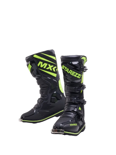 Starezzi Мотоботы Roma Black Fluo Yellow в Ставрополе